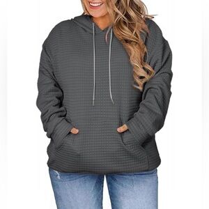 Plus size womenโs Hoodie Sweater for Women size 2x pockets (choose your color